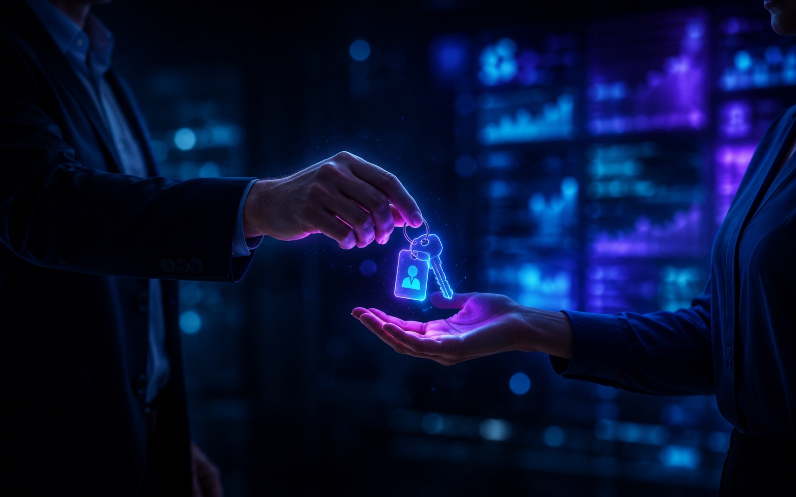 The handover — keys, literally or figuratively